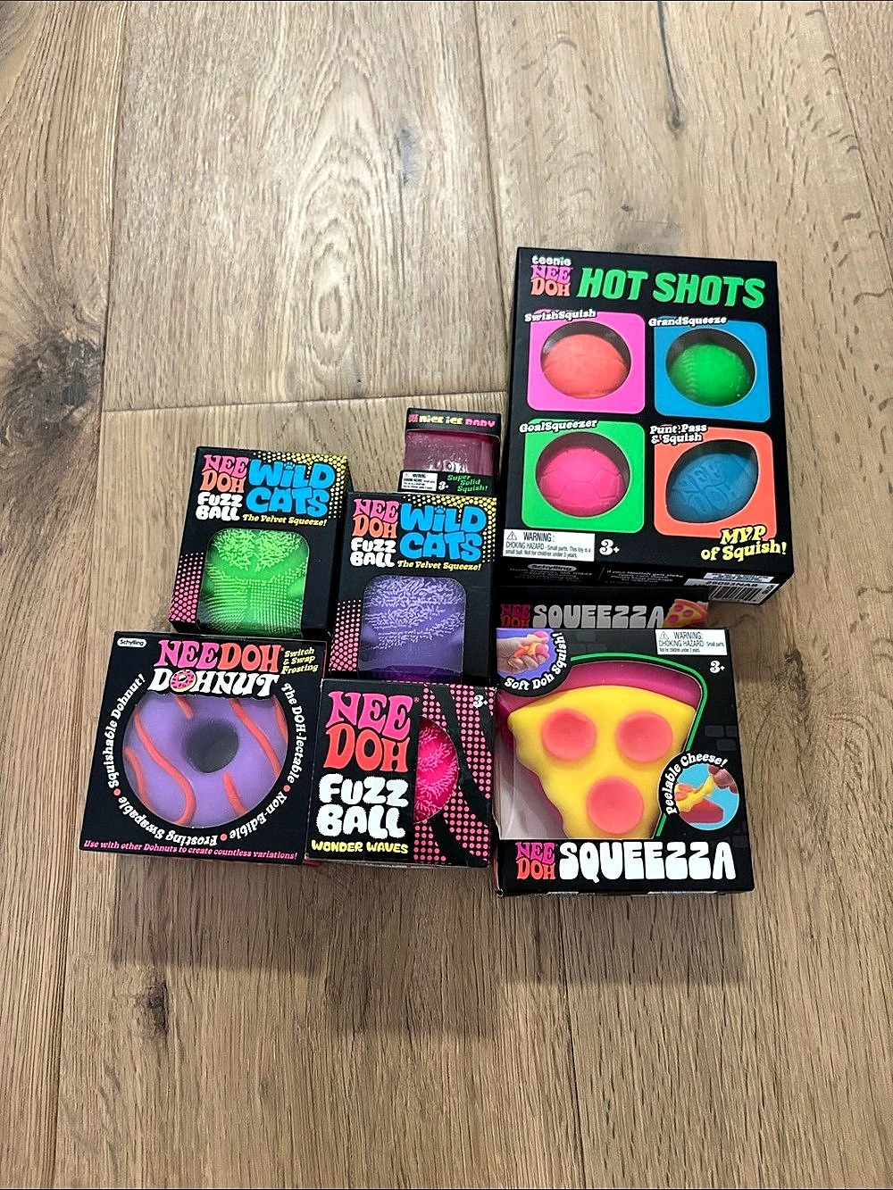 NeeDoh Fidget Toy Collection Multicolor NWT
